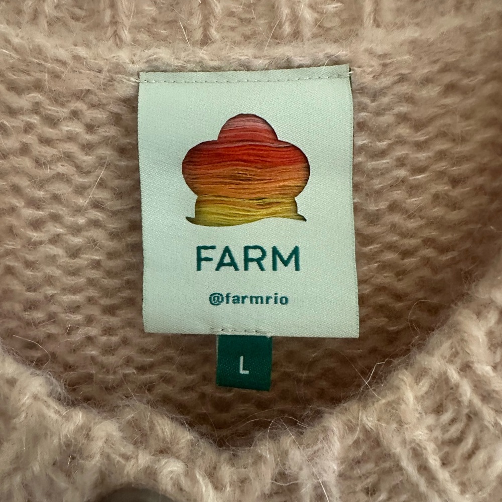 FARM Rio Women's Camel Cardigan Sweater - Picture 3 of 7